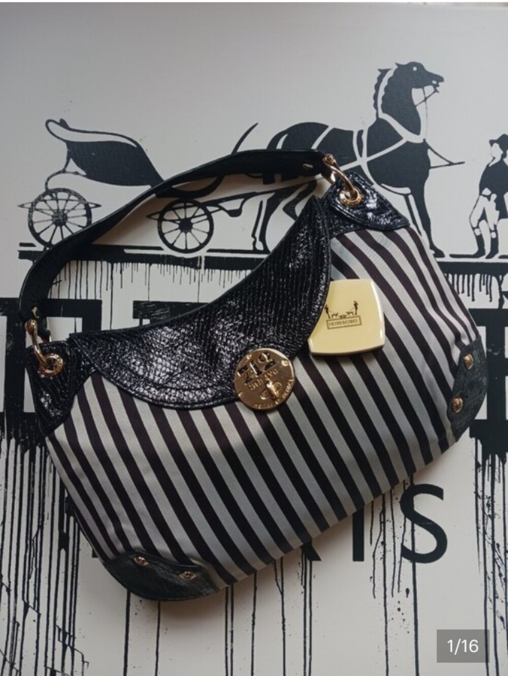 Henri Bendel 712 5th Ave Shoulder Bag, Complete With Mirror